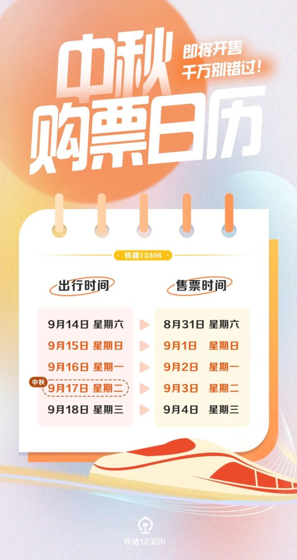 股票配资怎么样 中秋假期首日火车票开抢，这些方向拼手速