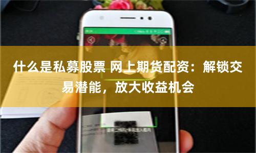 什么是私募股票 网上期货配资：解锁交易潜能，放大收益机会